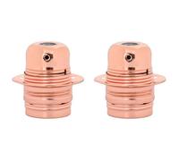 Douille de lampe E27 - vidaXL - Bronze or rose - Métal et céramique - 59x60 mm - 250 V - 60 W - Design vintage