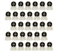 Douille de Lampe Fluorescente T8 G13, Support de Lampe Blanc 30 Pièces