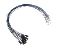 Douille de Lampe G4, 20cm 30cm 50cm 70cm 100cm, Support de Lampe G4 Blanc/Noir for Ampoule halogène en Cristal LED, 10 pièces (Size : 100cm, Color : Black)