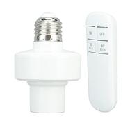 Douille de Lampe sans Fil Facile à Installer Aucun Câblage de Remplacement Requis Douille d'Ampoule de Télécommande sans Fil 30 M pour Ampoule à Incandescence E27 (220V)
