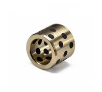 Douille de palier composite autolubrifiante Manchon en laiton autolubrifiant cuivre, roulement de douille sans huile, diamètre intérieur 6/8/10/12/14/16/18mm, 1 pièce(8x12x12mm)