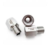Douille de réduction hexagonale M12 mâle vers femelle M8 10 12 14 16 20 1/8" 1/4" 3/8" 1/2" NPT, acier inoxydable 304, 1 pièce(M12x1 Female)