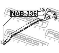 Douille de ressort NAB-336 FEBEST pour NISSAN CABSTAR NT400 CABSTAR