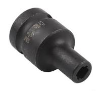 Douille de robinet carrée professionnelle 1,27 cm pour refiletage des robinets M6 vers M24 en acier chromé vanadium robuste finition noire outil à main (M8)