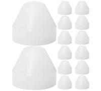 Douille de Stylo Blanche Antiadhésive 20 Pièces pour Tournage | PE Résistant, Protection du Fût, Atelier de Bois et Loisirs Créatifs, pour Artisans, Artistes et Limes