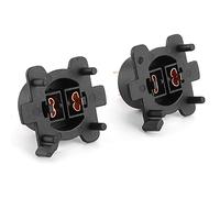 Douille de Support D'ampoule de Phare Douille de Support D'ampoule de Phare Douille en Nylon Plastique Paire de Support D'ampoule de Feu Arrière Adaptateur de Phare Prises H7