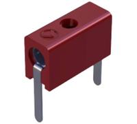 Douille de test banane pour C.I Ø de la broche: 2 mm Hirschmann Test & Measurement MPB 1 930224101 rouge