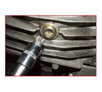 KS Tools 150.1437 - Douille de vidange 3/8'' XZN percé, M16'' - En Chrome Vanadium