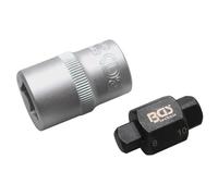 Douille de vis de vidange d'huile - BGS - 8 mm - 10 mm - Phosphaté