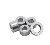 Douille d'écartement à vis, Lot de 5/10 rondelles de bague en aluminium M3 M4 M5 M6 M8 M10, épaisseur 2 à 30 mm(L 12mm,M8x16xL 5pcs)