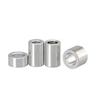 Douille d'écartement à vis, Rondelles plates M3 M4 M5 M6 M8 Joint de rondelle plate en alliage d'aluminium(D10x M4 (10pcs),Length 10mm)