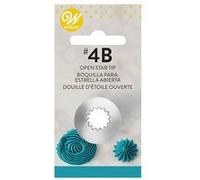 douille décoration wilton étoile ouverte inox 4b - générique 02-0-0159 Gris