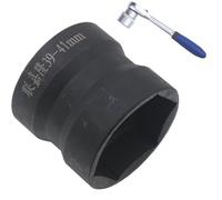 Douille d'écrou de poulie à double extrémité - Outil de dépose d'embrayage arrière e démontage du variateur de moto | Outil à douille - Utilisation pour la réparation de moteur de scooter.