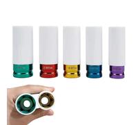 Douille d'écrous de roue | Manchons d'entraînement non marquants - Kit de douilles d'écrous à paroi mince | Pour camion, camionnette, SUV, berline, service de freinage, rotation des pneus