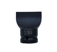 Douille d'embout de tournevis à fente / douille de liaison de traînée, pointe 1-3/4" x 1/4", pour enlever les bouchons de nettoyage rouillés ou tenaces, entraînement 1/2", alliage d'acier Cr-Mo traité