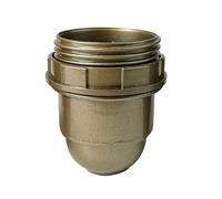 Tibelec Douille 1/2 filetée E27 bakélite plastique or 60 W