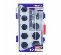 Douille d'extraction tivoly diam 10 a 19 mm (coffret 10 pieces)