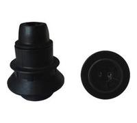 Douille E14 simple bague - noir - Zenitech