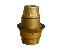 Douille E14 simple bague - doré - Zenitech