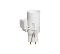 Douille E27 - 4A + fiche DCL 6A détachable - blanc LEGRAND
