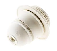 Douille E27 + bague - blanc - Zenitech