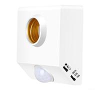 Douille E27 Économie Énergie 0.012W Veilleuse | Activation auto humaine, extinction auto, détection infrarouge sensible, pour idéal escaliers et allées
