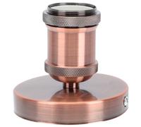 Douille E27 en Céramique Rétro, Support Lumineux Industriel 110-220v | Surface Lisse en Fer et Céramique, Montage Compact, pour Abat-jour, Cages et Rénovation Décorative