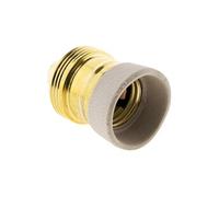 Zenitech Douille E27 en laiton avec collerette porcelaine – Intensité 2A Tension 250V