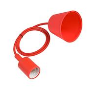 Douille E27 en Silicone Rouge à Bornes à Vis, pour Éclairage LED la Cuisine