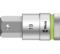 Douille-embout 6 pans intérieurs 19 mm Longueur: 60 mm Wera 05003829001 Propulseur: 1/2\ (12.5 mm) 1 pc(s)