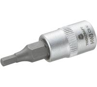 Douille-embout 6 pans intérieurs 3 mm Longueur: 37 mm TOOLCRAFT 816068 Propulseur: 1/4\ (6.3 mm)