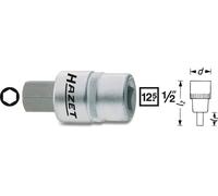 Douille-embout 6 pans intérieurs 4 mm Longueur: 60 mm Hazet 986-4 Propulseur: 1/2\ (12.5 mm) 1 pc(s)