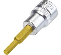 Hazet 8801A-5/32 Douille mâle carré creux 10 mm profil à 6 pans intérieurs Taille 5/32