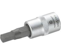 Douille-embout 6 pans intérieurs 5 mm Longueur: 37 mm TOOLCRAFT 816070 Propulseur: 1/4\ (6.3 mm)