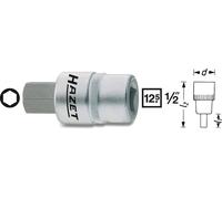 Douille-embout 6 pans intérieurs 5 mm Longueur: 60 mm Hazet 986-5 Propulseur: 1/2\ (12.5 mm) 1 pc(s)