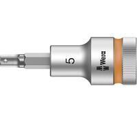 Wera - 8740 C HF embout Zyklop à emmanchement 1/2" avec fonction de retenue , 5.0 x 60 mm ; 5003821001