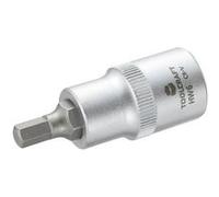 Toolcraft Douille-embout 816156 – 6 pans intérieurs 6 mm, 55 mm, propulseur 1/2" (12,5 mm)