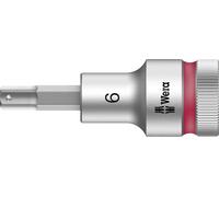 Douille-embout 6 pans intérieurs 6 mm Longueur: 60 mm Wera 05003822001 Propulseur: 1/2\ (12.5 mm) 1 pc(s)