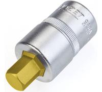 HAZET Douille mâle 986A-7/16 – 6 pans intérieurs 7/16 – Long. 52 mm – Carré creux 1/2 – 1 pc