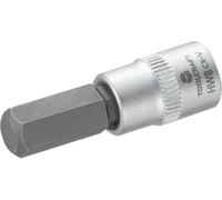 Douille-embout 6 pans intérieurs 8 mm Longueur: 37 mm TOOLCRAFT 816072 Propulseur: 1/4\ (6.3 mm)