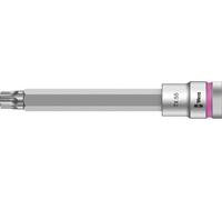 Wera 05003857001 8767 C HF TORX Embouts à douille TORX HF Zyklop à emmanchement 1/2" avec fonction de retenue, TX 55 x 140 mm, Rose