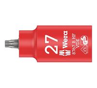 Douille-Embout 8767 B VDE Torx® HF Zyklop, Isolée, à emmanchement 3/8" avec fonction de retenue, TX 27