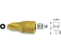 Douille-embout cruciforme Phillips PH 1 Longueur: 28 mm Hazet 8506-PH1 Propulseur: 1/4\ (6.3 mm) 1 pc(s)