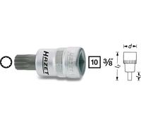 Douille-embout denture multiple (XZN) 10 mm Longueur: 42 mm Hazet 8808-10 Propulseur: 3/8 (10 mm) 1 pc(s)