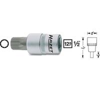 HAZET Douille mâle 990-14 ∙ Carré creux 1/2 pouce (12,5 mm) ∙ Profil denture ...