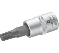 Douille-embout denture multiple (XZN) 5 mm Longueur: 37 mm TOOLCRAFT 816074 Propulseur: 1/4\ (6.3 mm)