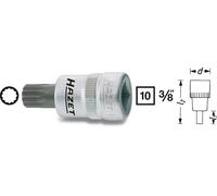 Douille-embout denture multiple (XZN) 5 mm Longueur: 40 mm Hazet 8808-5 Propulseur: 3/8\ (10 mm) 1 pc(s)