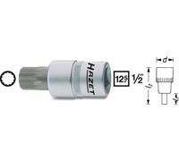Douille-embout denture multiple (XZN) 5 mm Longueur: 52 mm Hazet 990-5 Propulseur: 1/2 (12.5 mm) 1 pc(s)