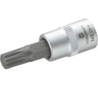 Douille-embout denture multiple (XZN) 6 mm Longueur: 37 mm TOOLCRAFT 816075 Propulseur: 1/4\ (6.3 mm)