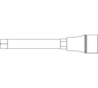Douille embout héxagonal 11mm L.100mm 1/2'' CrV - SA 0384 - CLAS Equipements